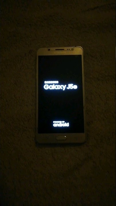 Samsung Galaxy J56 🇰🇷 STARTUP - YouTube