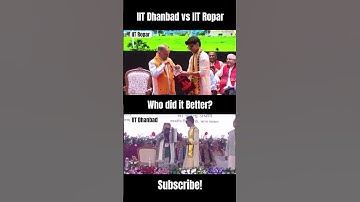 IIT Dhanbad vs IIT Ropar Who Got the Chillest Profs 😭🥹 IIT JEE Prep | IIT JEE Aspirants #jee #iit