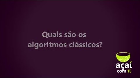 O Clássico Algoritmo Receita de Bolo