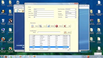 VISUAL. NET  SISTEMA DE  BOTICA O FARMACIA
