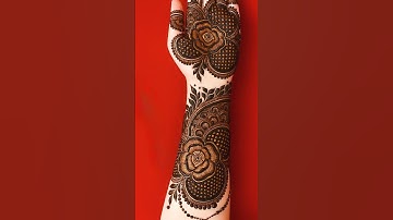 mehndi design for front hand|| mehandi design|| easy mehndi design||