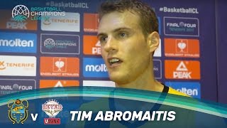 Tim Abromaitis - Post-game interview after the semi