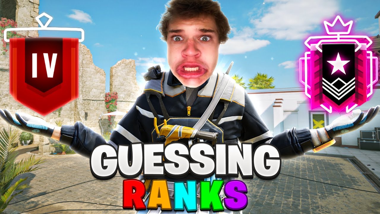 Wierd R6 Ranks Guessing Your Ranks In Rainbow Six Siege - YouTube