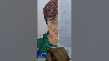 Frontman vs Player 001 | Split-Face | Squid Game S3  #short #art #squidgame