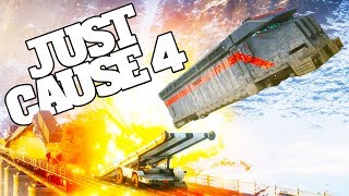 Derailing Trains Using Ramps And Visiting The Moon Room in Just Cause 4!