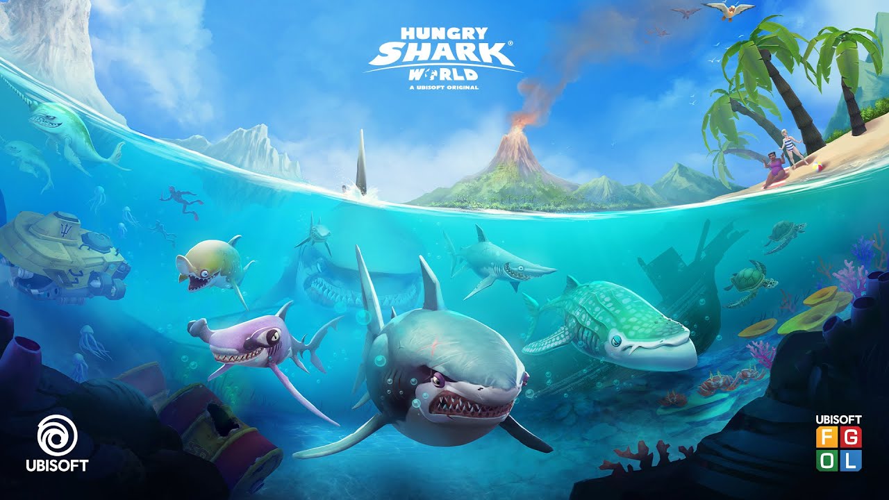 Download hungry shark world mod apk unlimited money and gems terbaru