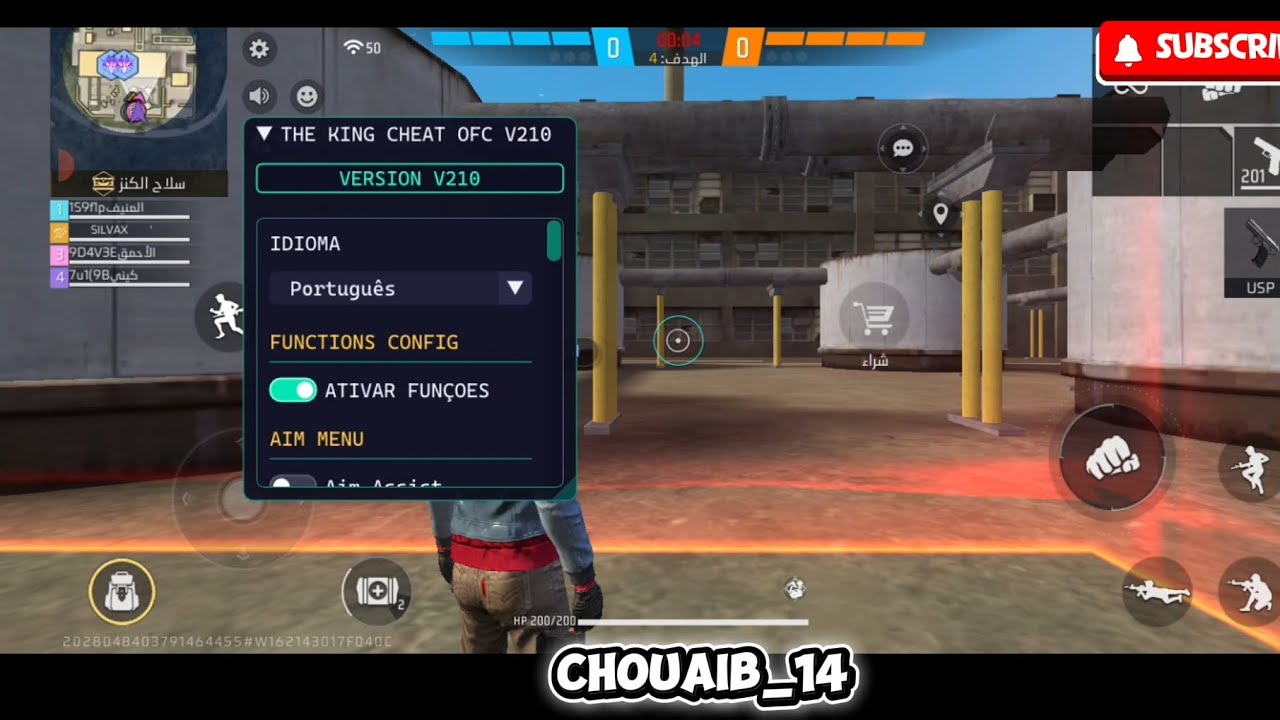 أقوى هكر فري فاير 🎯بدون باند و بدون بلاك ليست 😱 ايم بوت☠️ + هيدشوت تلقائي🔥للحساب الأساسي ✅