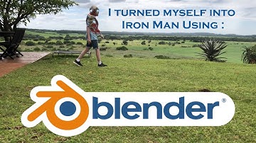 I turned myself into iron man using blender