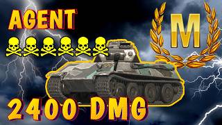 WOT BLITZ - AGENT - MASTER - 2400 DMG - 6 KILLS