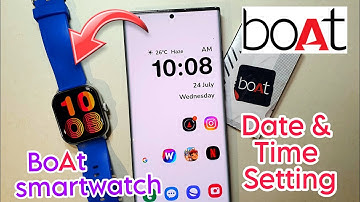 boat smartwatch date & time setting | Boat Smartwatch me time kaise set kare|Boat Watch time setting