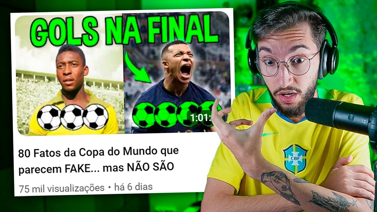 80 Fatos da Copa do Mundo que parecem FAKE