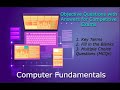 Computer Fundamentals | Computer Basics Objective Questions with Answers for all Competitive Exams