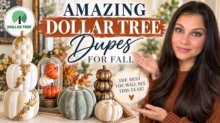 Dollar Tree Fall Dupes That Look Expensive | Fall Look for Less DIYs Update