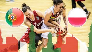 Portugal v Poland - Full Game - Round of 16 - FIBA U20 Women's European Championship 2018