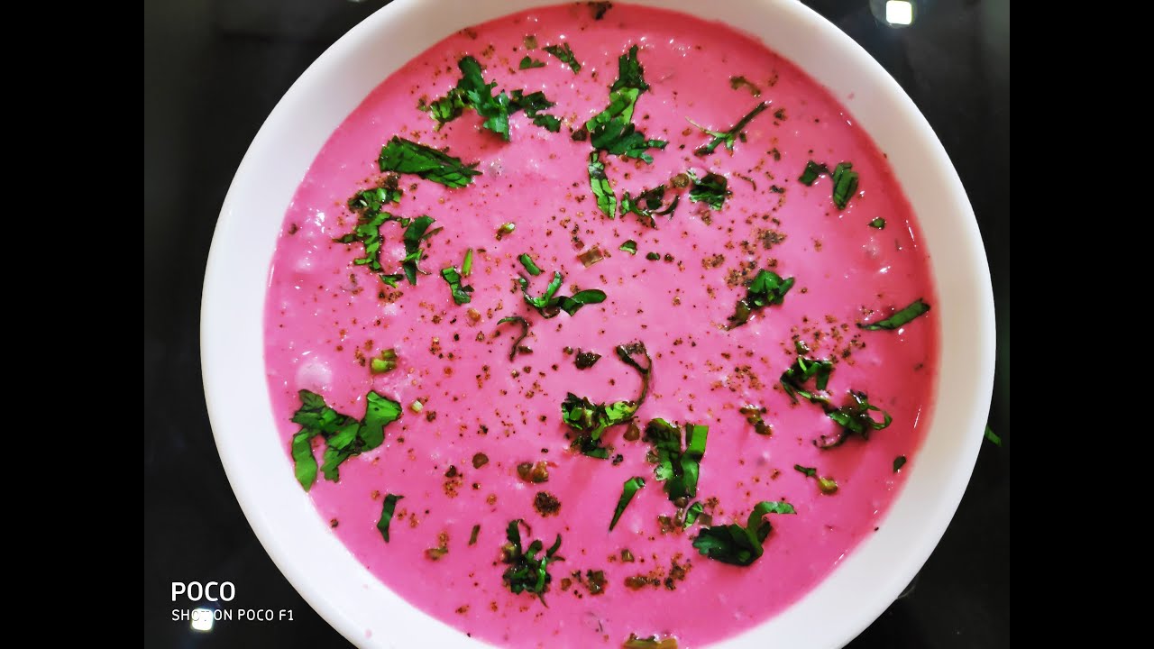 Pink Raita जिस को खाने के बाद आप दूसरे सारे रायते भूल जाओगे - YouTube