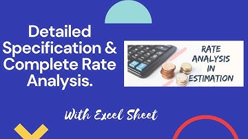 #09.Materials Required for the Work. | Detailed Specification & Complete Rate Analysis Free Course