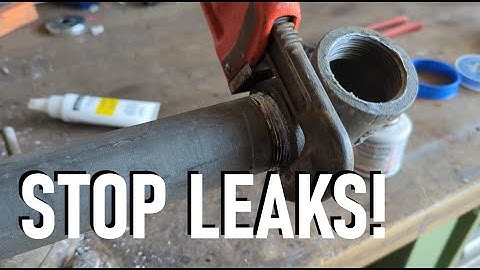 How to Prevent Leaks at Threaded Pipe Connections