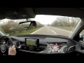 Driving an audi a6 30 tdi quattro fast on the german autobahn part 2 of 2 