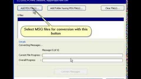 Perfect MSG to PST Converter to convert batch MSG files to PST