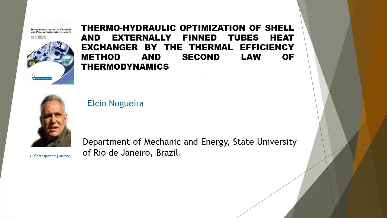 Thermo Hydraulic Optimization of Shell and Externally Finned Tubes Heat  IJCPER 2022 91 21 41