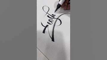 ZEESHAN #zeeshan #artistahsan #art #calligraphy #signature #trending #viral #calligraphymasters