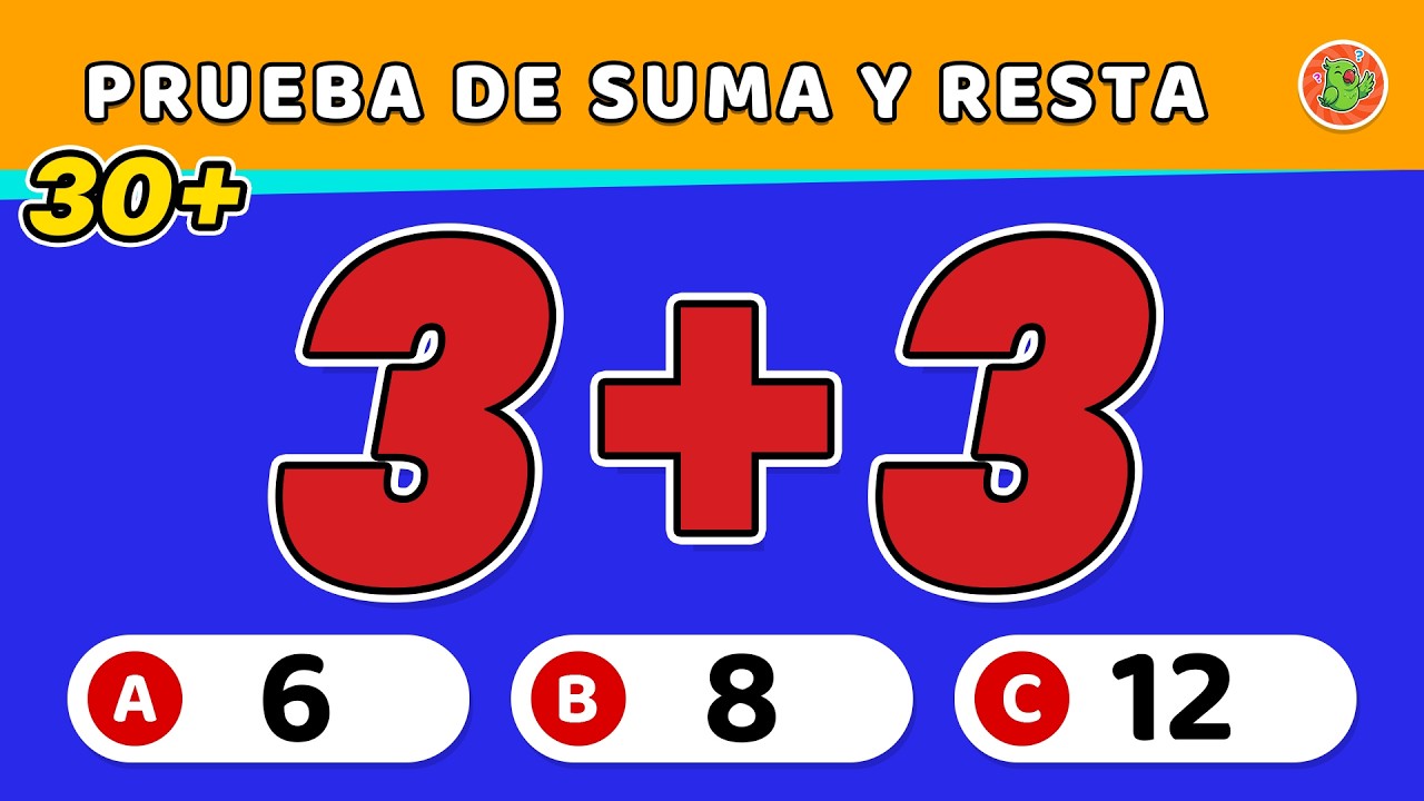 🔥 ¡Reto Viral! 30 Sumas y Restas - Cálculo Mental Rápido (Primaria 1º-2º)