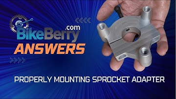 Mounting Rear the Sprocket Adapter | Motorized Bicycle | BikeBerry