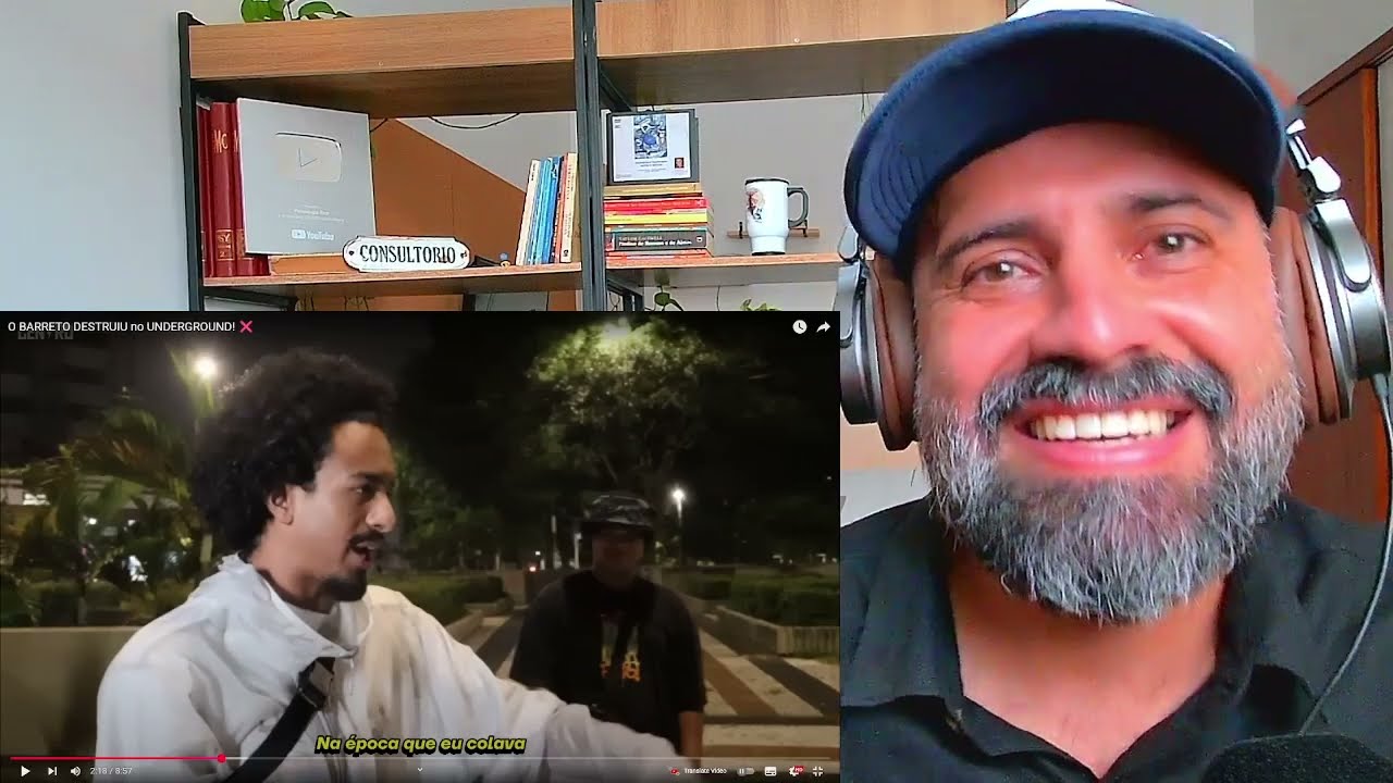 O BARRETO DESTRUIU no UNDERGROUND! Psicologia Rap REACT