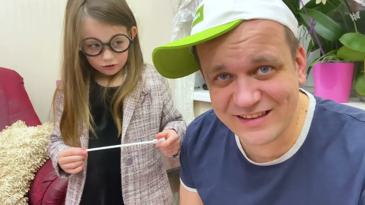 Настя и папа на рутубе