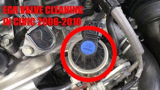 HOW TO CLEAN EGR VALVE IN YOUR HONDA CIVIC 2006-2010