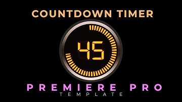 CountDown timer Premiere Pro Template.