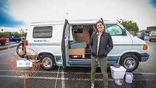 Solo Female Travel Nurse Living In A Van ~ Full Tour & Quick Interview