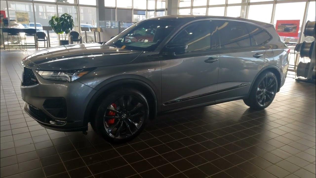 Liquid Carbon Metallic/Ebony MDX Type S Exterior and Interior Walk