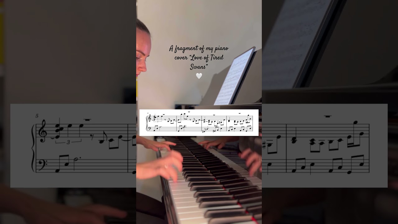 🎹 кавер «Любовь уставших лебедей» с нотами! Ссылки в комментариях 