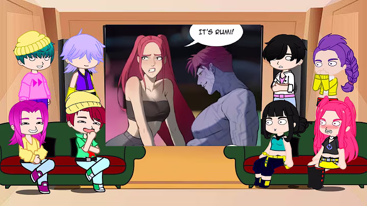 KPop Demon Hunters React To Themselves / TikToks + Memes / Huntrix & Saja Boys / Gacha React