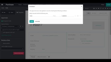Dynamic Approval Rules In Odoo 14
