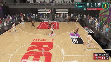 NBA 2K23 team takeover, double limitless range takeover, back to back logo fades
