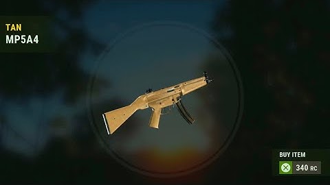 Tan mp5 skin (rust console)