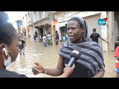 Inondation à Cambéréne: Des maisons englouties par les eaux de la pluie, les habitant interpellent