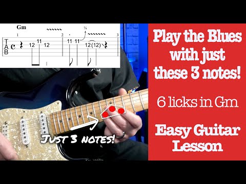 How To Play Blues Guitar lesson 1〜3 Beginner Blues #1: How to Play the Blues on Guitar - YouTube