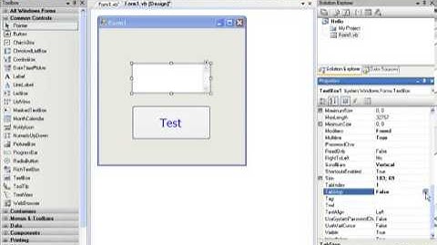65  - Visual Basic 2008 -  خصائص الـ Text Box