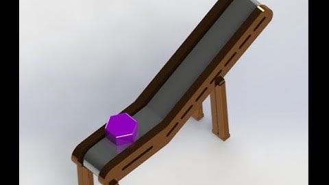 elevating conveyor design - solidworks tutorial