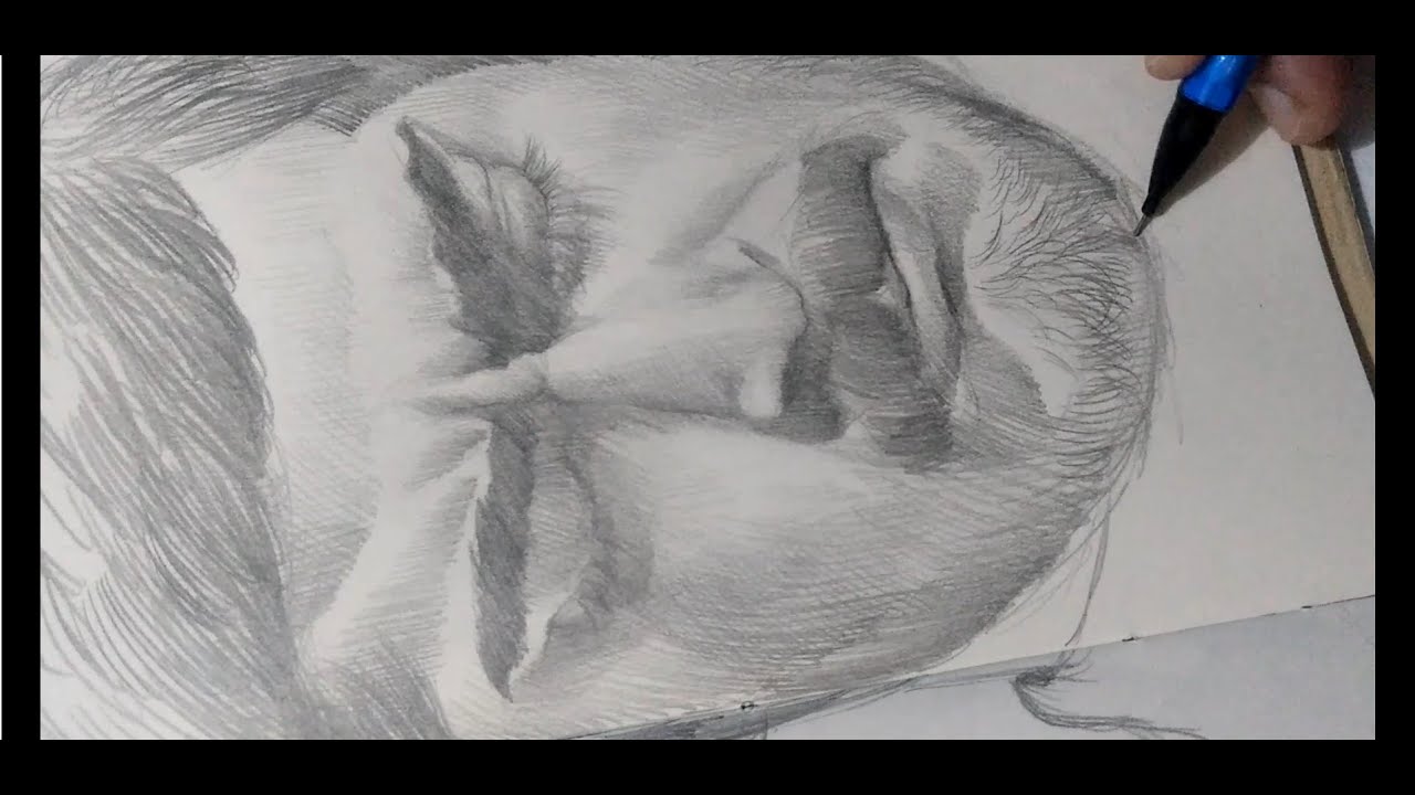 Pencil Sketch of Burak Deniz Portrait from Turkish Series 