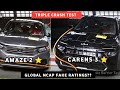 Is globalncap fake  test of kia carens  mahindra bolero neo and honda amaze crash test results