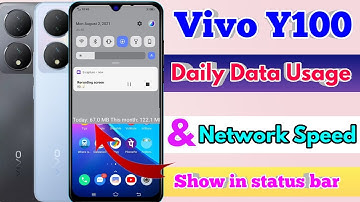 vivo y100 network speed setting | vivo y100 internet speed meter