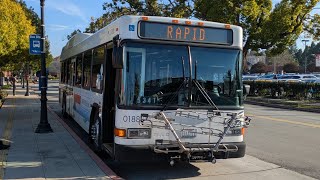 VTA 53 Westbound Santa Clara - Sunnyvale [Full Route] | 12/17/2024