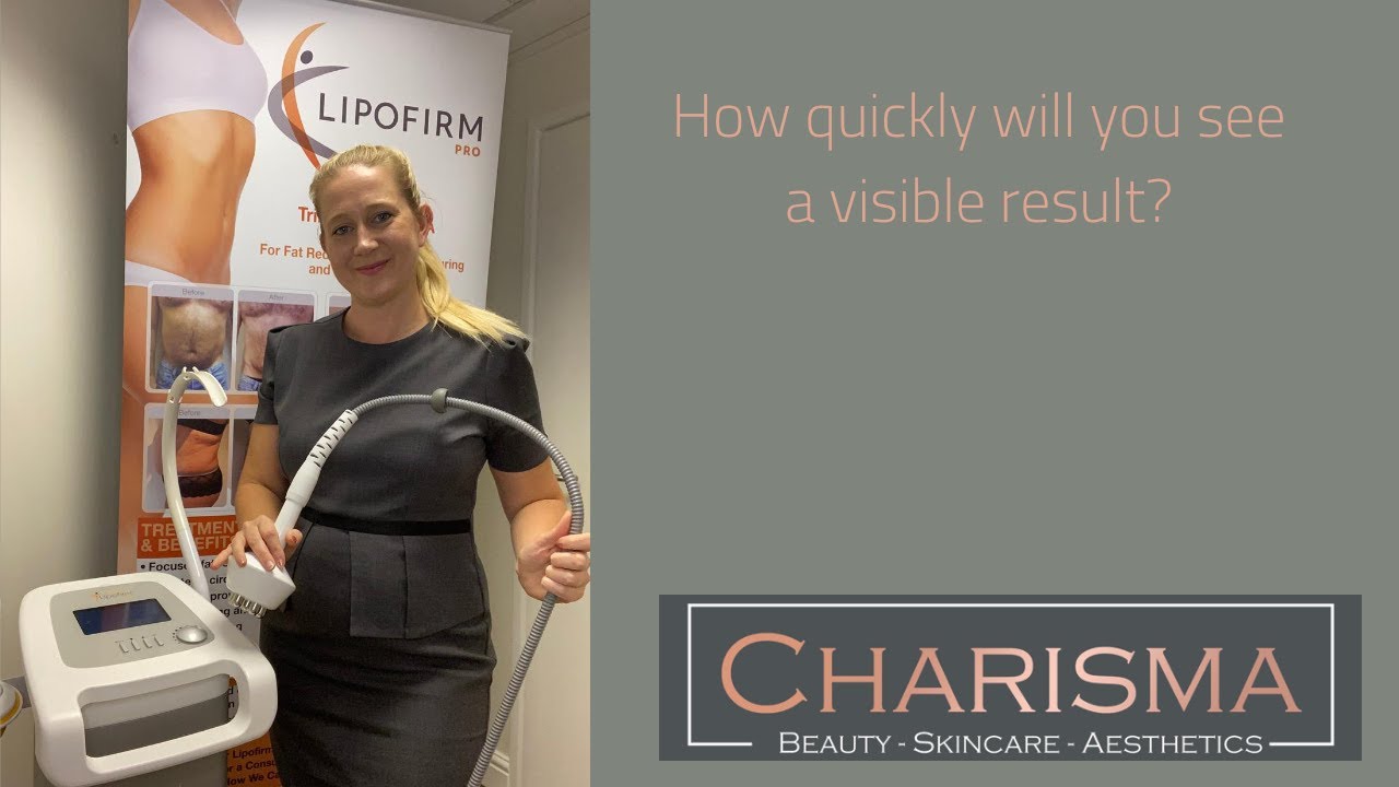 How quickly will you see a result from the Lipofirm Pro inch loss treatment?