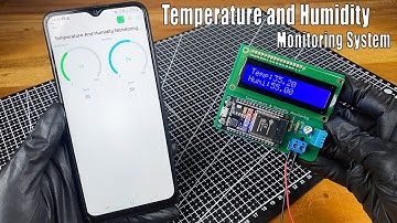 How to make a Temperature and Humidity monitoring system using the ESP32 DEVKITV1 board #dht11