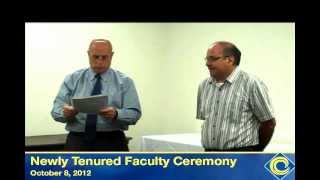 CC 2012 Tenured Faculty Ceremony