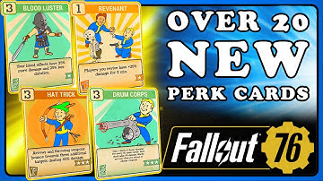 Fallout 76 PTS: 20+ New Perk Cards Tested & Explained. Do You Like Them?